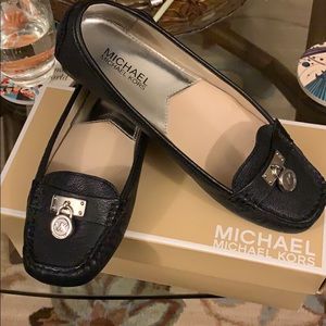 Michael Kors Hamilton Loafer - Black - Size 7.5